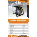 Matsumoto Water Pump 4 Inch Diesel MDP40 Mesin Alkon Pompa Air Irigasi MDP 40