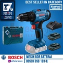 Bosch Mesin Bor Tembok Baterai GSB 183-LI 18V Cordless Impact Drill 18 Volt 2 Baterai