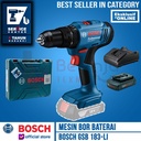 Bosch Mesin Bor Tembok Baterai GSB 183 LI 18V Cordless Impact Drill 18 Volt 1 Baterai GSB183 GSB 183-LI