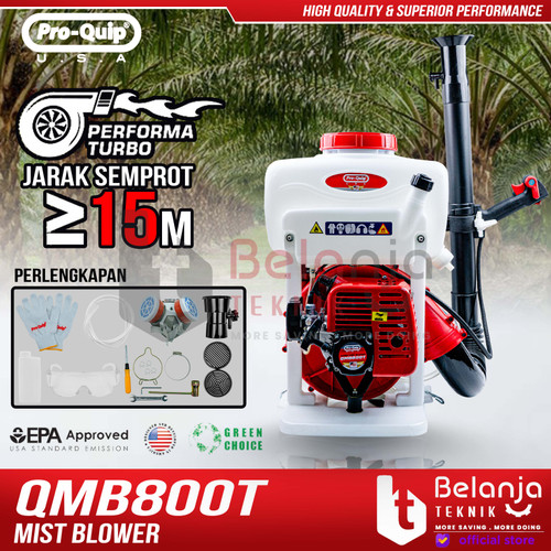 Proquip Mesin Mist Blower QMB800T Alat Semprot Hama Gendong Bensin QMB 800T 2 Tak