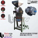 Disk Mill Mesin Gilingan Tepung FFC 23 Stainless Rangka Besi + Dinamo 3 Hp