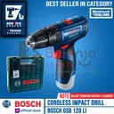 Bosch Bor Tembok Baterai GSB 120 Li GSB120Li Cordless Impact Drill 12V Unit Only