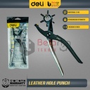 Deli Hole Puncher Tang Pembolong Alat Pelubang Ikat Sabuk Gesper Kulit