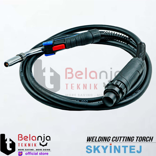 Skyintej Stang Las Mig Torch 25KD 4 Meter 25 KD 250 Ampere Welding Torch