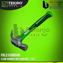 Tekiro Palu kambing 12 Oz Claw Hammer 12 Oz Gagang Karet Cabut Paku