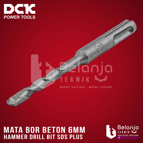 DCK Hammer Drill Bit SDS Plus 6 X 110 MM Mata Bor Beton SDS Plus 6 MM