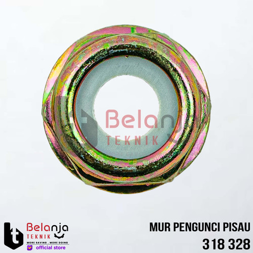 Mur Pengunci Pisau Mesin Potong Rumput 318 328 Cutting Fixing Nut