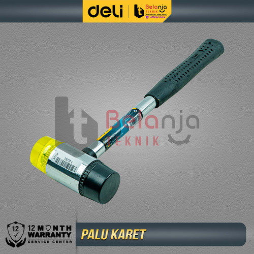 Deli Palu Karet 40 MM Rubber Hammer Palu Lantai Keramik Granit 40 MM