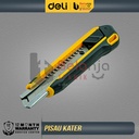 Deli Cutter Pisau Baja 18mm SK4 Auto-lock Pisau Kater Pemotong kertas