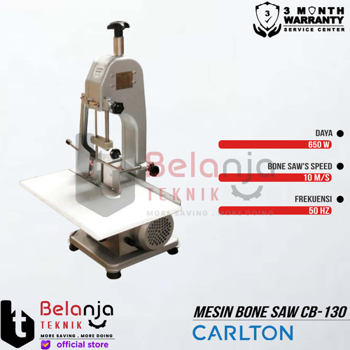 Carlton Mesin Pemotong Daging Tulang Beku CB-130 Bone Saw 650 Watt