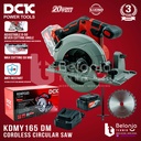 DCK Mesin Potong Kayu Baterai KDMY165DM Circular Saw Cordless 6 Inch Sirkel Kayu KDMY 165 DM KDMY165 6" 6 in battery