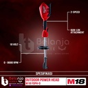 Milwaukee Outdoor Power Head with QUIK-LOK Multi Function M18 FOPH-0 18V Unit Only