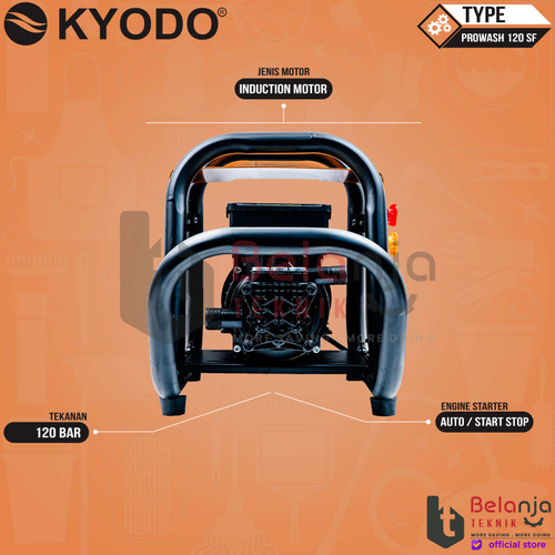 Kyodo Prowash 120 SF Mesin Cuci Portable 120 Bar High Pressure Jet Cleaner 120SF