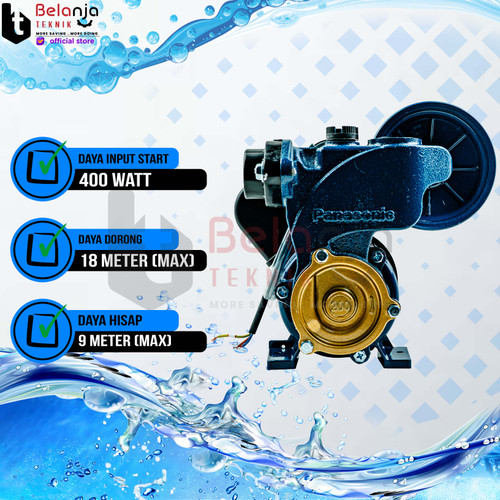 Panasonic Mesin Pompa Air Sumur Dangkal GA 200 JAK Water Pump 9 Meter 200 Watt