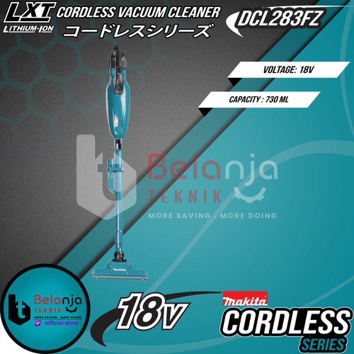 Makita Vacuum Cleaner DCL283FZ Cordless Portable Penghisap Debu 18V DCL 283 Unit Only