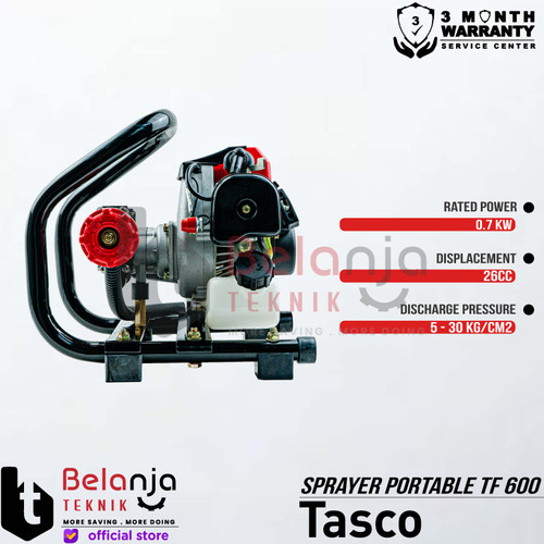 Tasco Mesin Steam Cuci Mobil 2 Tak TF 600 Sprayer Portable TF 600
