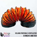 Maxima Selang Portable Ventilator 8 Inch 5 Meter Flexible Exhaust 8" In