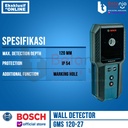 Bosch Wall Detector GMS 120-27 Alat Deteksi Pipa Logam Metal Universal Wall