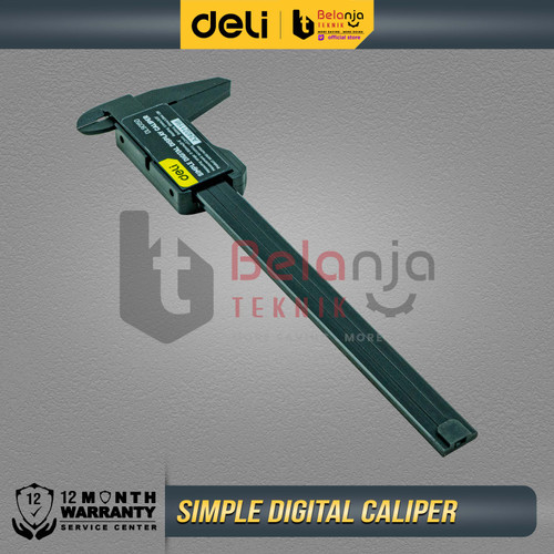 Deli Jangka Sorong Digital Kaliper 15cm Sigmat Verniper Caliper 150 MM