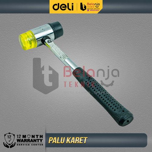 Deli Palu Karet 40 MM Rubber Hammer Palu Lantai Keramik Granit 40 MM