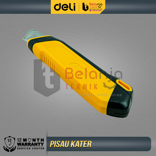 Deli Cutter Pisau Baja 18mm SK4 Auto-lock Pisau Kater Pemotong kertas