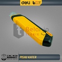 Deli Cutter Pisau Baja 18mm SK4 Auto-lock Pisau Kater Pemotong kertas