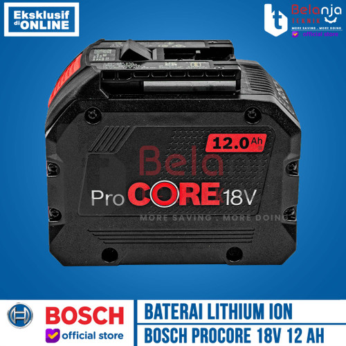 Bosch Battery Cordless ProCORE 18V 12 AH 18 Volt Baterai Lithium Ion 18 Volt