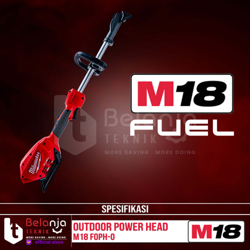 Milwaukee Outdoor Power Head with QUIK-LOK Multi Function M18 FOPH-0 18V Unit Only