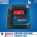 Bosch Meteran Laser Garis GLL 50 G Line Laser Level Green 15 Meter + Baterai Pack 3.7 V 1 Ah