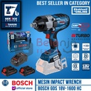 Bosch Impact Wrench Cordless GDS 18V-1600 HC Pembuka Baut 18V 3/4 Inch SET Procore 4 AH