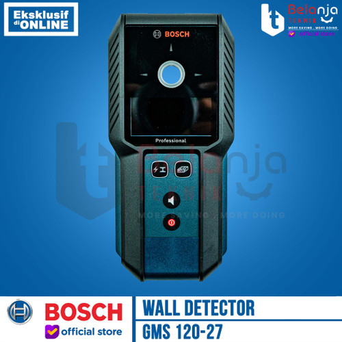 Bosch Wall Detector GMS 120-27 Alat Deteksi Pipa Logam Metal Universal Wall