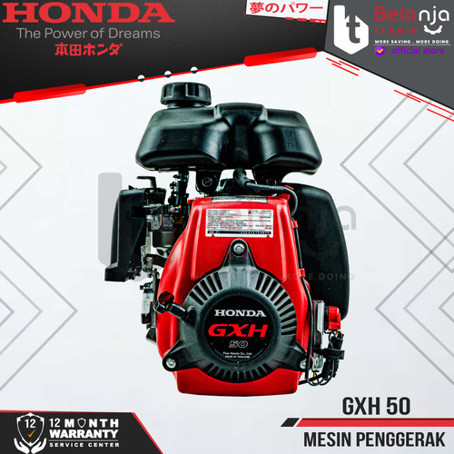 Honda Mesin Penggerak GXH 50 Thailand 2.5 HP Engine Bensin Serbaguna GXH50