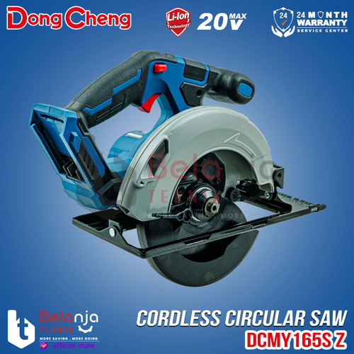 Dongcheng Circular Saw Cordless DCMY165S Z 6" 20V DCMY 165 S 165 MM Mesin Potong Kayu Baterai 165S Unit Only 165MM