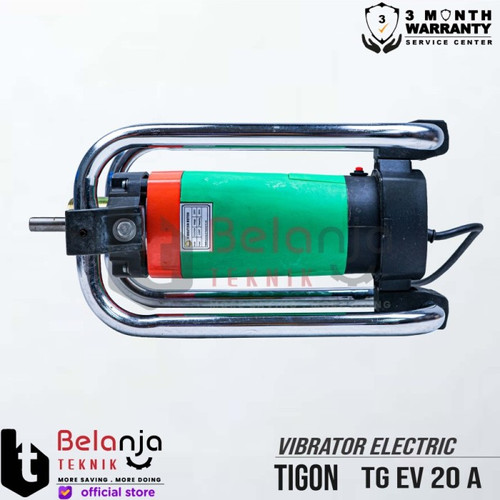 Tigon Concrete Vibrator Electric 2HP 1 Phase TG-EV20A Mesin Pemadat Beton EV 20 A + Selang