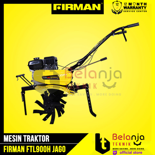Firman Mesin Traktor Mini FTL900H JAGO Tiller Tanah Kering Basah FTL 900 H