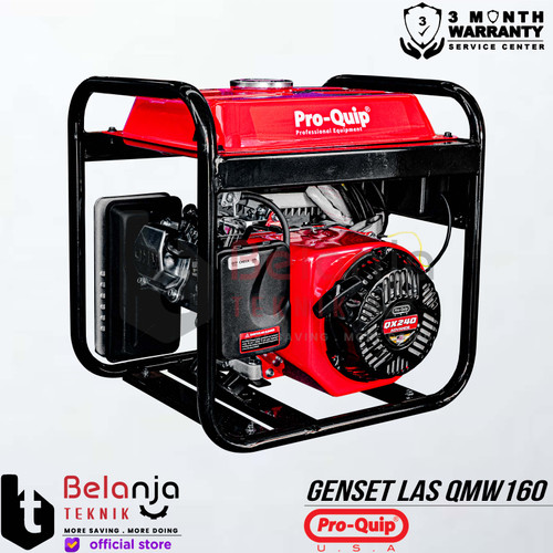 Proquip Mesin Genset Las 2 In 1 QMW160 160A 400 Watt DC 220V Industrial Welding Generator QMW 160 A