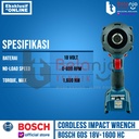 Bosch Impact Wrench Cordless GDS 18V-1600 HC Pembuka Baut 18V 3/4 Inch SET 4 AH