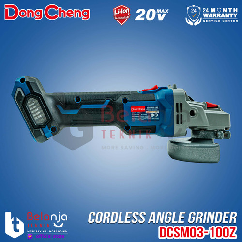 Dongcheng Angle Grinder Baterai DCSM03-100 Z Mesin Gerinda 20V Unit Only