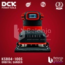 DCK Mesin Amplas Kayu Kotak KSB04-100S 110 MM Orbital Sander 240 Watt