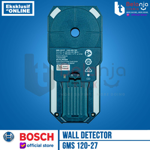 Bosch Wall Detector GMS 120-27 Alat Deteksi Pipa Logam Metal Universal Wall