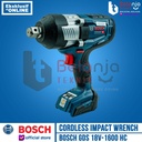 Bosch Impact Wrench Cordless GDS 18V-1600 HC Pembuka Baut Baterai 18 V 3/4 Inch