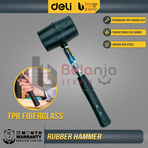 Deli Rubber Hammer 16 Oz Palu Karet Palu Pasang Lantai Keramik 16 Oz