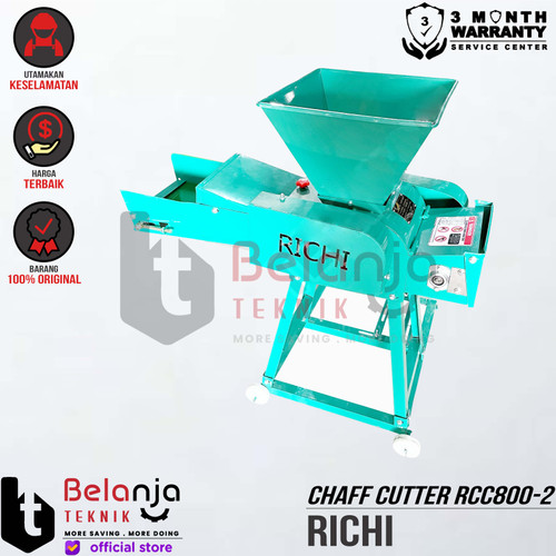 Richi Mesin Pencacah Rumput Dahan RCC800-2 Chaff Cutter Unit Only