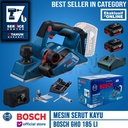 Bosch Mesin Serut Kayu Ketam Baterai GHO 185 LI Planner 18V SET 4AH