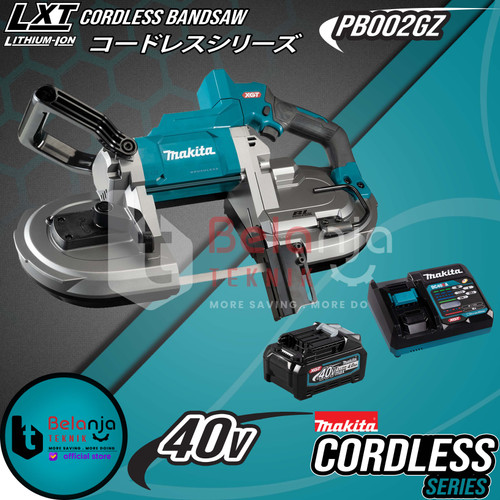 Makita Mesin Potong Kayu Band Saw Baterai PB002GZ Bandsaw Cordless 40V