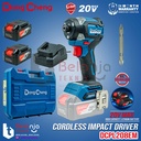 DongCheng Impact Driver Baterai DCPL208 EM Pembuka Baut Brushless 20V