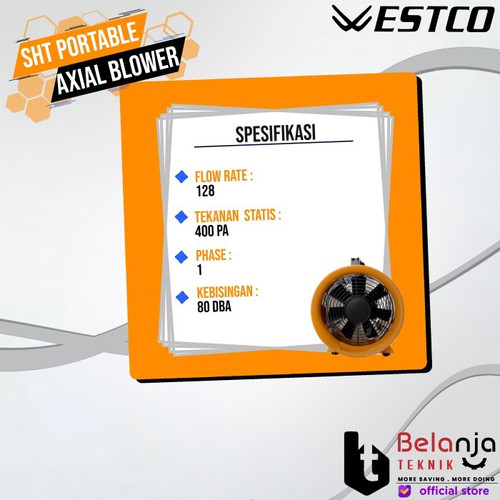 Westco STF Portable Axial Blower Portabel Ventilator STF 40 16 Inch