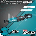 Makita Ratchet Baterai Cordless DWR180Z Rachet Sock 18V Socket Set 5AH