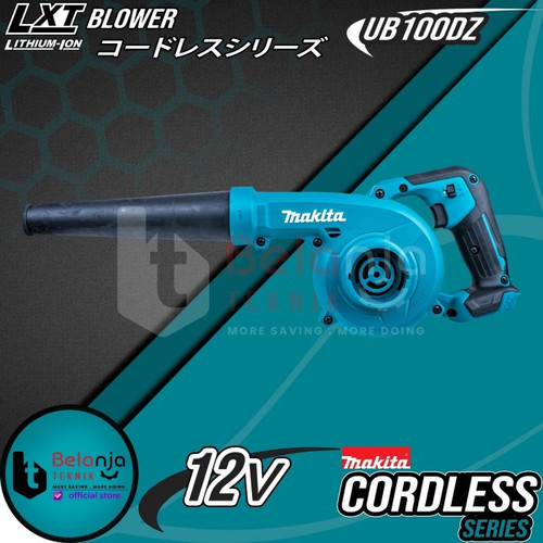 Makita Mesin Blower Cordless UB100DZ 12V Hand Blower Set Baterai 1.5AH