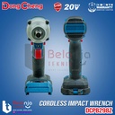 Dongcheng Impact Wrench Baterai DCPB298Z Mesin Buka Baut 20V Unit Only